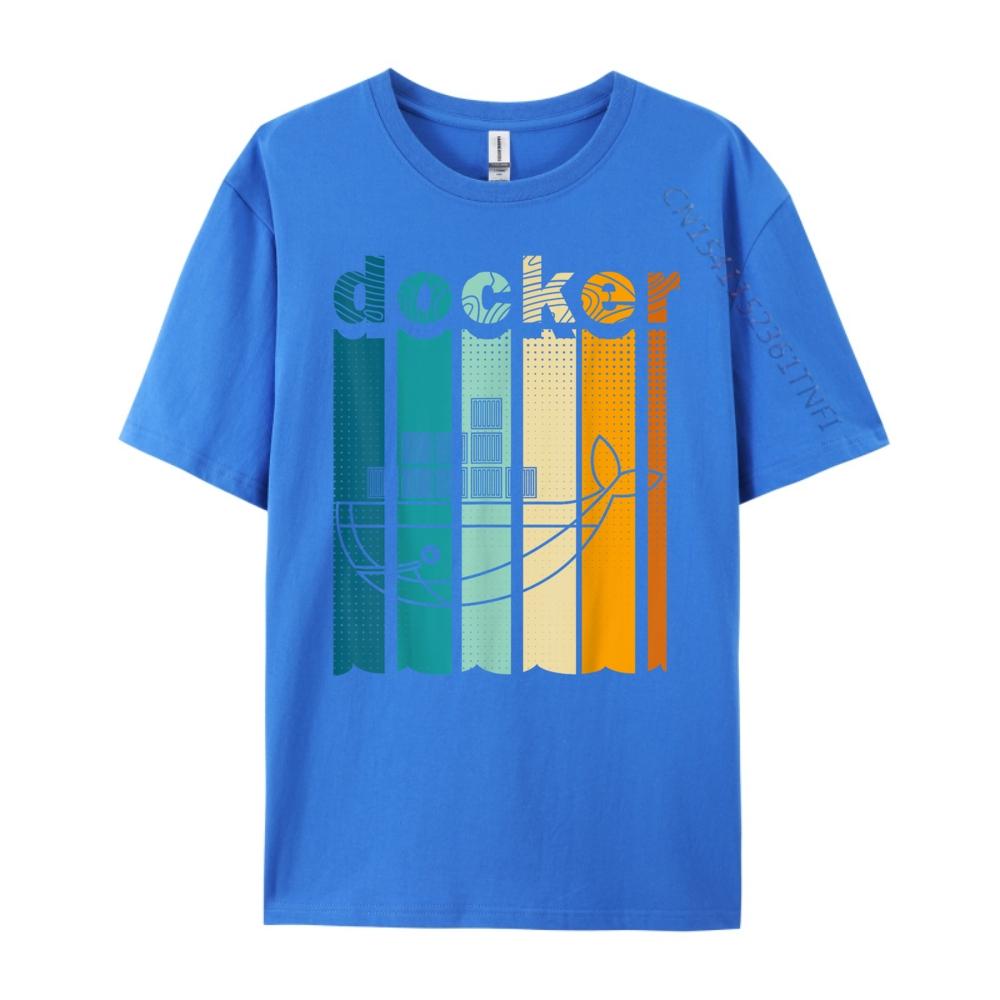 Docker Linux Devops Programming Coding Computer Scientist Graphic Tees Men Camisetas St Patrick's Day