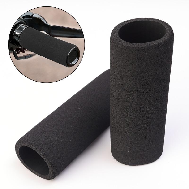 2 Stück Universelle Motorrad Lenkergriffe Rutschfest Weicher Schaumstoff Motorrad Radfahren Lenker Anti-Vibrations Griffabdeckung Zubehör