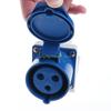 24TE 32 Amp 3pin Industrial Socket 220V-250Volt Weatherproof IP44 Waterproof 2P+E 32A