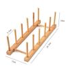 Bamboo Plate Display & Storage Rack