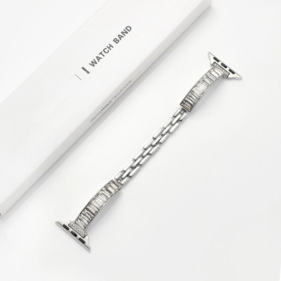 

Luxury Diamond Bracelet Metal Strap For Apple Watch Series S11/10/9/8/7/6/5/SE/Ultra Watch Band iWatch 49/46/45/44/42/41/40/38mm 38 40 41(S11 10)42MM