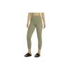 Nike One Breathable Quick-Dry High-Waisted Nine-Point Tight Sports Leggings Women Leggings Light-Army-Green FN3233320