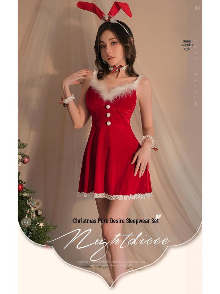 Sexy Bunny Girl Cosplay Weihnachts- & Neujahrsset