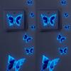 12pcs Luminous Butterfly Wall Stickers Bedroom Living Room Swicth Box Fridge Wall Decal Glow In The Dark Butterflies Home Decor