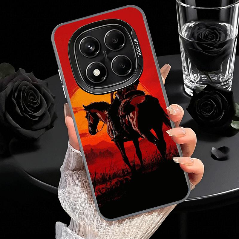 Red Dead R-Redemption Soft Phone Case for Xiaomi Redmi Note 13 14 15 Pro Plus 12S 12 11S 11 11T 10S 10 Shockproof Cover Back She