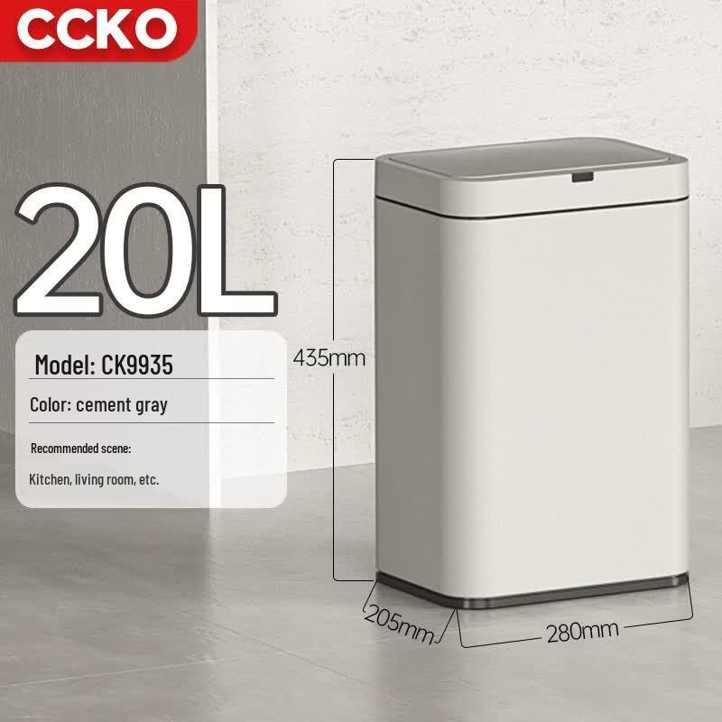CCKO Smart Sensor Stainless Steel Trash Can