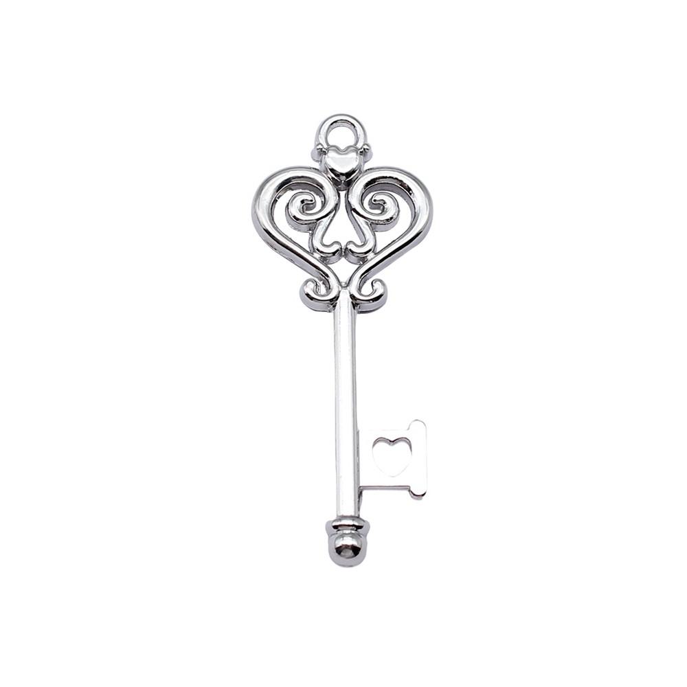 Key Charms Multi Color Alloy Key Tools Pendants For Gothic Themed Jewelry