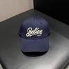 Shaped Three-dimensional Embroidered Letter Hard Top Baseball Cap Female Korean Ins Casual Simple and Versatile Sunshade Cap
