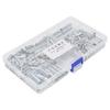 380PCS Non Insulated Butt Connectors Tinned Copper Uninsulated Wire Butt Splice Connectors for 26