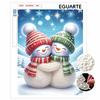 Christmas Pearl Painting Art Painting Kit Cute Snowman Handmade Diy Home Decoration Painting