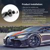 2PCS Bumper Quick Release Fasteners,Carbon Fiber Adjustable Quick Release Bumper Clips,Universal Bumper Holder Automotive Exterior Accessories for