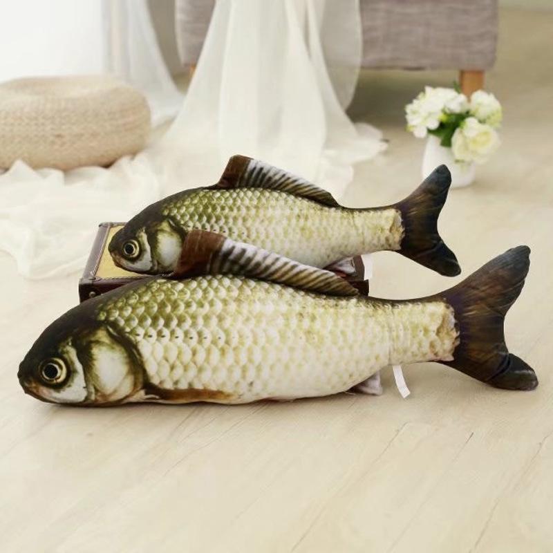 Simulated Crucian Carp Grass Carp Sleeping Pillow Doll Plush Toy Large Rag Doll Spoof Gift Boys And Girls