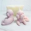 Animal Silicone Mould 3D Dog Candle Mold DIY Aromatherapy Candle Making Tool
