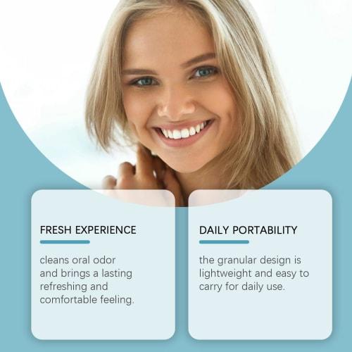 Teeth Cleaning Tablets for Fresh Breath and Oral Hygiene - Gentle Mint Flavor, Travel-Friendly Dental Care Solution for Adults (1 Piece)