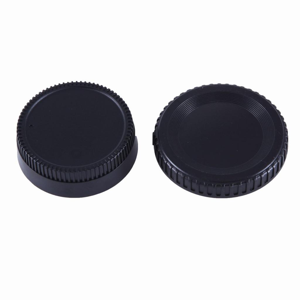 NinoLIte Camera Set of Rear and Body Caps for Nikon Lenses Caps, 2 F-Mount