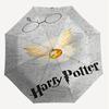 1PC Golden Snitch Harry Potter Umbrella-8-Rib Reinforced, Automatic Open, Lightweight & Durable, Cute Fashion Accessory for Outdoor, D2678