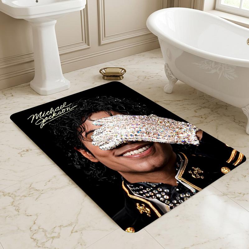 Michael Jackson Living Room Nonslip Area Rug Soft Carpet For Bedroom Gameoom Playroom Sofa Office Home Decor Doormat