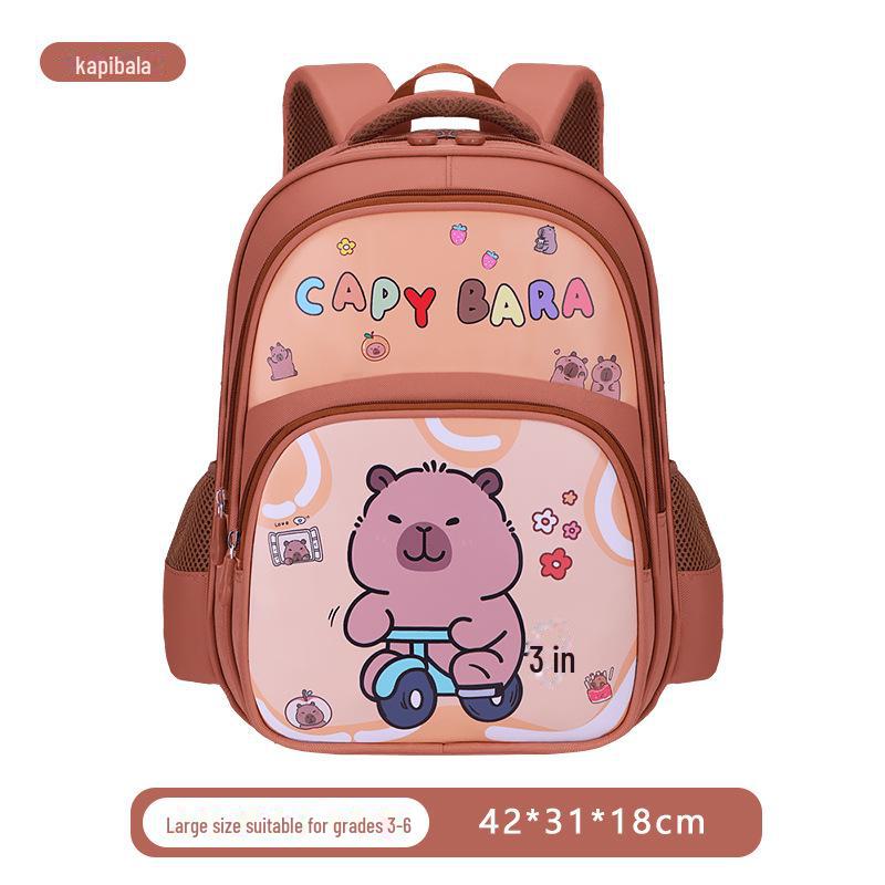 Wodoodporny plecak z kreskówkowym motywem o dużej pojemności dla uczniów szkół podstawowych (Klasy 1-6) - Lekka konstrukcja dla chłopców i dziewcząt