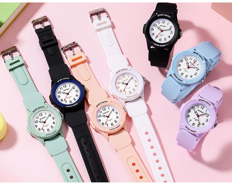 Multicolor Sanda 50M Waterproof Luminous Dial Sport Watch