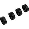 4Pcs Guitar Neck Joint Ferrules with Screws Stainless Steel Bass Joint Bushings Bolt Kit Compatible with Bolt-on Necks Electric Bass Guitar