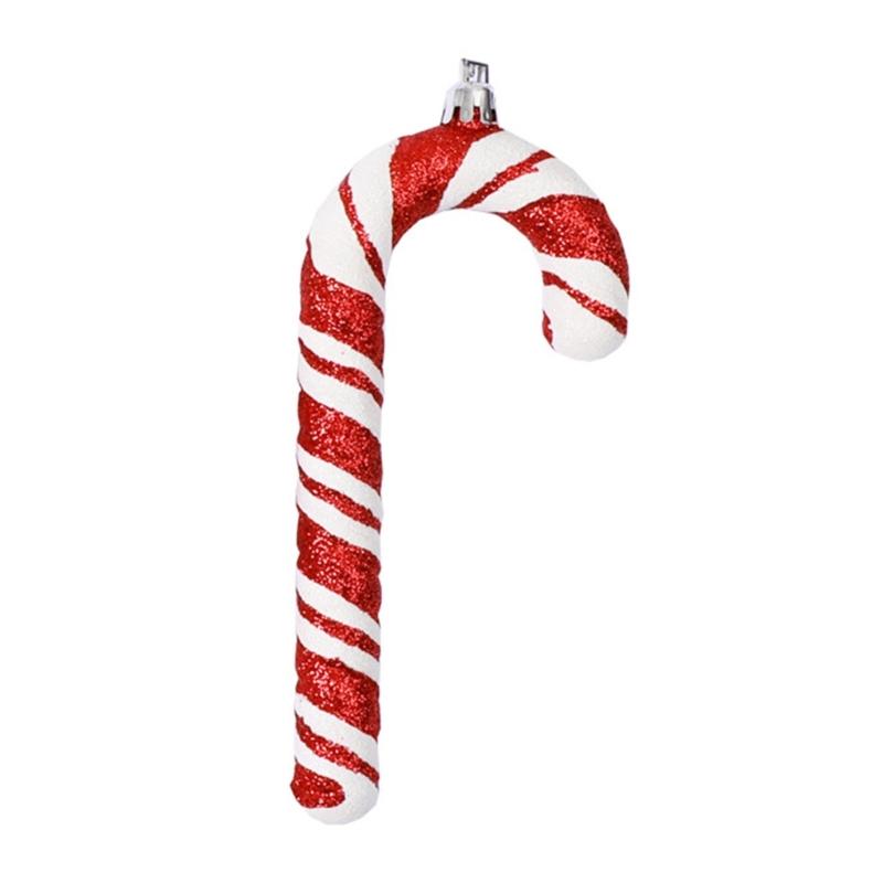 Christmas Candy Red White Decorative Pendant Charm Ornament Supplies for Tree Festival Party Decoration Gift Supplies