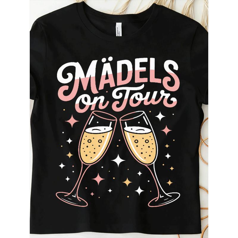 Girls on Tour Hen Party T-Shirt for Men Women Unisex All Season Funny T-Shirt