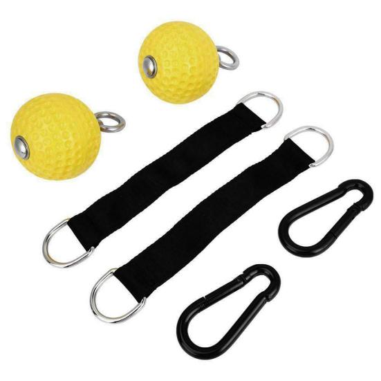 2Pcs 7.2cm Pull-up Balls Hand Finger Force Trainer Grip Arm Muscle Gym Exerciser