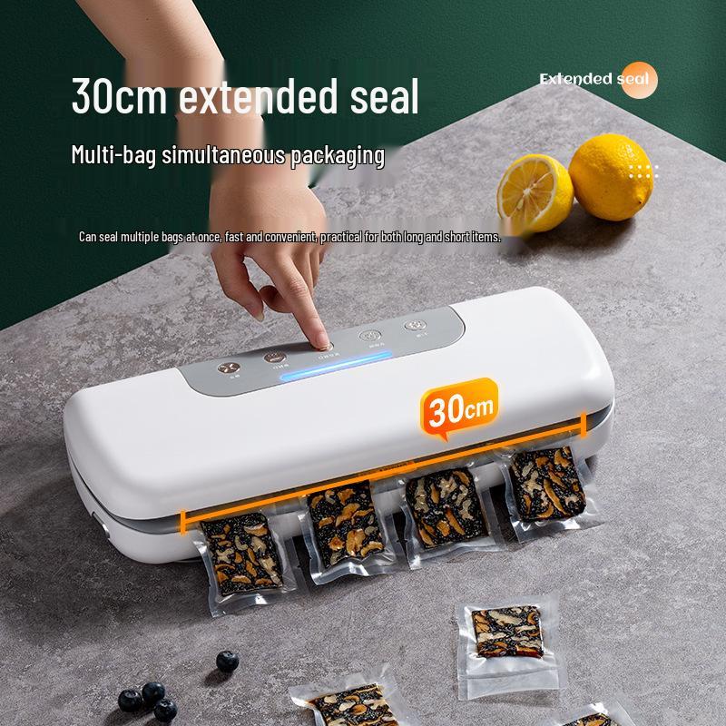 Home Vacuum Sealer: Compact Automatic Machine for Wet & Dry Food Preservation