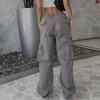 2022 herbst Overalls Baggy Gerade Jeans Vintage 90S Cargo Hosen frauen Mode Streetwear Niedrigen Taille Hose Harajuku Jeans