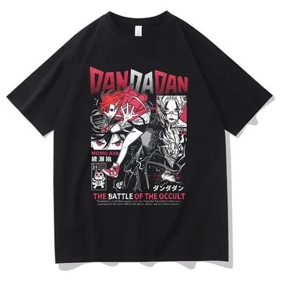 Dandadan High Quality Cotton EU Size Tshirt Anime Men T-shirts Comic Man Clothing