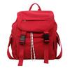 Double shoulder cloth bag female large capacity leisure student class schoolbag campus wind going out travel backpack