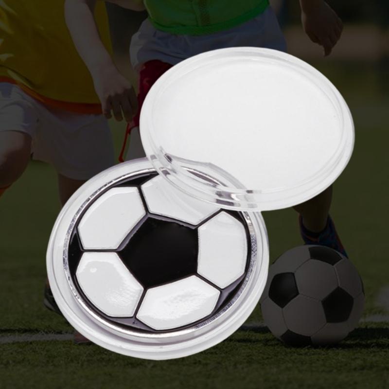 Referee Flip Coin Football Sports Pick Edge Side Toss Coin Soccer Game Supplies