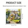 24 pages peaceful countryside coloring book, a rustic style cabin in the woods, an adult coloring book, a graffiti painting,