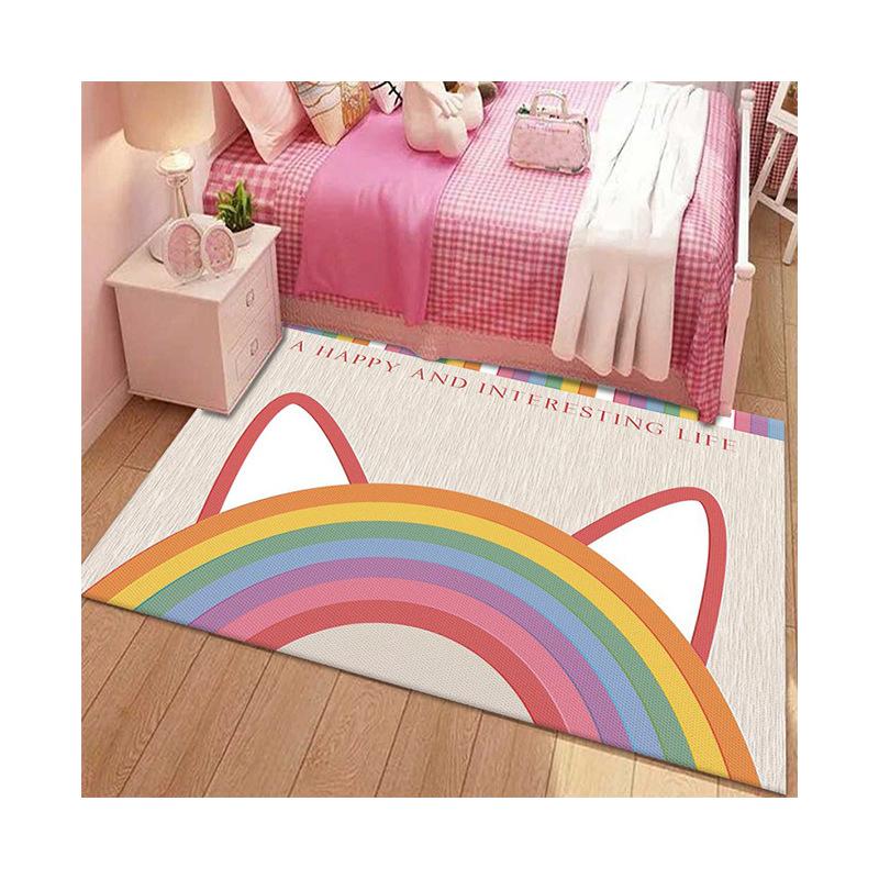 New Children 'S Bedroom Cartoon Bedside Carpet Teenage Girls Cute Cartoon Carpet Room Decorative Carpet Children Crawl Mat