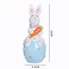 Easter Decorations, Ins, Cute Rabbits, Easter Eggs, Resin Ornaments, Home Party Gifts