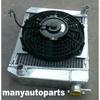 4 ROW Radiator+Shroud+Fan For Rover Mini Cooper S 1275 GT SPI Morris 1959-1997 MT 1960
