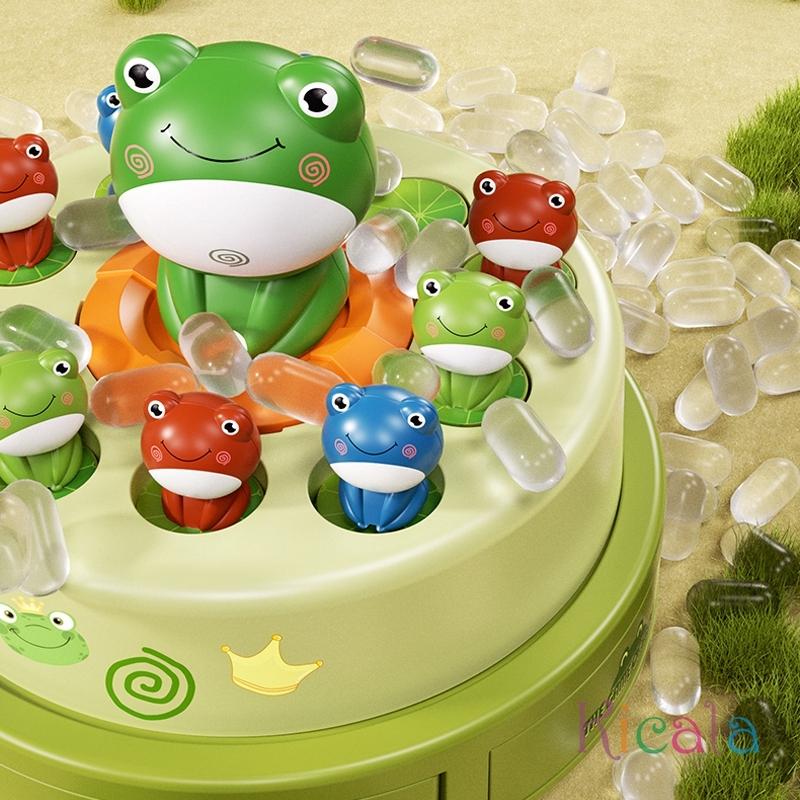 Children's Toy Release: Frog Animation, Flying Frog Catching Fun Toy, Sensory Interaction, 1-2 Player Game, Educational Toy