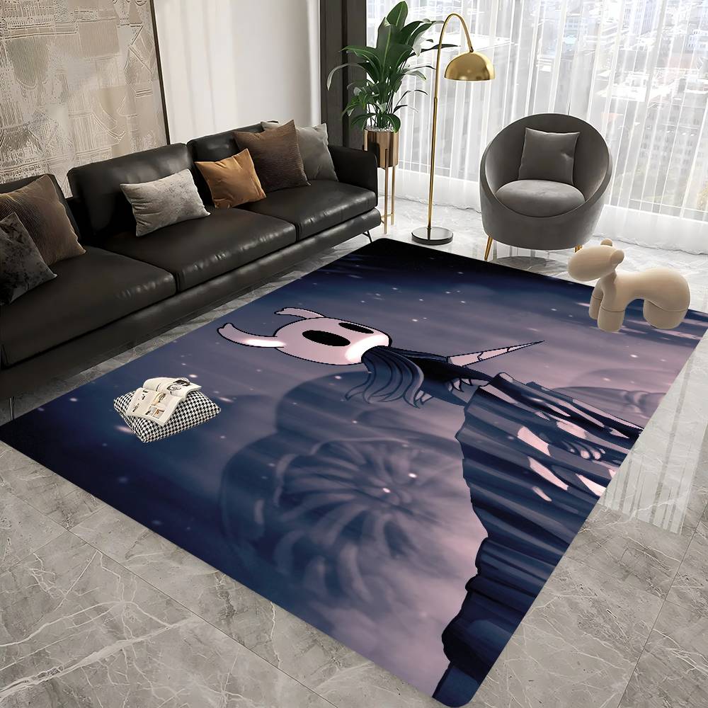 H-Hollow K-Knight Game Hallway Carpet INS Style Soft Bedroom Floor House Laundry Room Mat Anti-skid Bedside Area Rugs