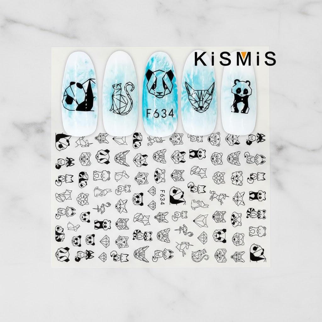 Trendy 3D Cartoon Flower Nail Art Stickers French Manicure DIY Nail Decoration Romantic Beauty Designs for Nails