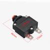 1PCS Circuit Breaker Overload Protector Switch With Protective Waterproof Cover Fuse 15A Overload Protection Button Tool Parts