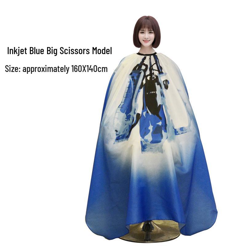 

Ретро Полосатый Парикмахерский Пеньюар для Дома и Салона - Очень Большой Фартук для Стилистов