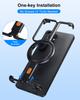Eary for Samsung Galaxy S26 Ultra Case 360°Rotation Magnetic Stand Minimalist Metal Frameless Shockproof Protective Bumper Cover