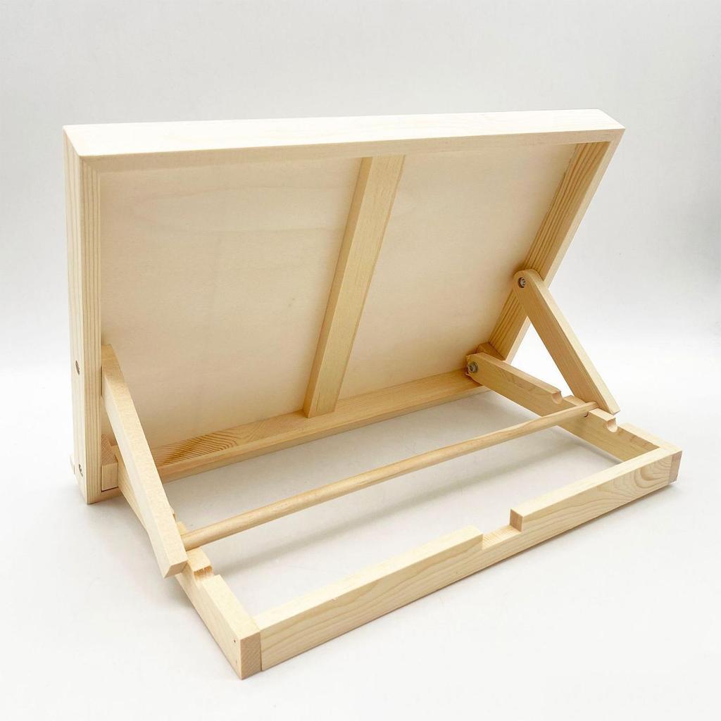Desk Easel Foldable Tabletop Easel Lightweight Portable Wood Drawing Easel Art Supply Adjustable Sketching Painting Board