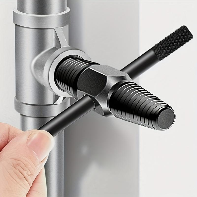 Double Head Wrench Faucet Valve Broken Screw Extractor Set Pipe Remover Tools Damaged Wire Water Pipe Bolt Broken Removal Tool