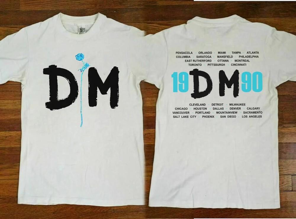 1990 Depeche Mode Violator Tour T-Shirt 90s Depeche Mode Rock Band Tour Shirt Unisex T-Shirt XL
