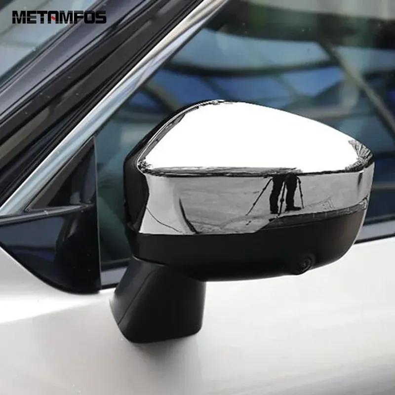 For Nissan X-trail Xtrail Rogue T33 -2024 2025 Carbon Fiber Rearview Side Door Mirror Cover Trim Protector Car Accessories