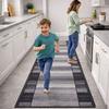 [5] IMPERIA GRAU 100x180cm Rutschfester Teppich D7520