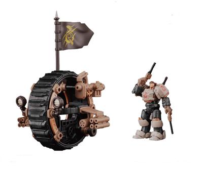 TOYS ALLIANCE LIMITED Core Imilus Serie ARC 46 Relikt Brigade Rauchsignal Chakram Fahrrad Maßstab ABS POM PA PVC Bemalte Bewegliche Figur "Arc Senki" 1/35 &
