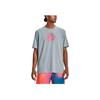 Under Armour Tricou de baschet cu decolteu rotund cu imprimeu cu sigla Curry Series Bărbați Topuri Albastru 1378028-465