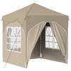 Pop Up Party Tent 192 X 192 X 245 Cm Cream